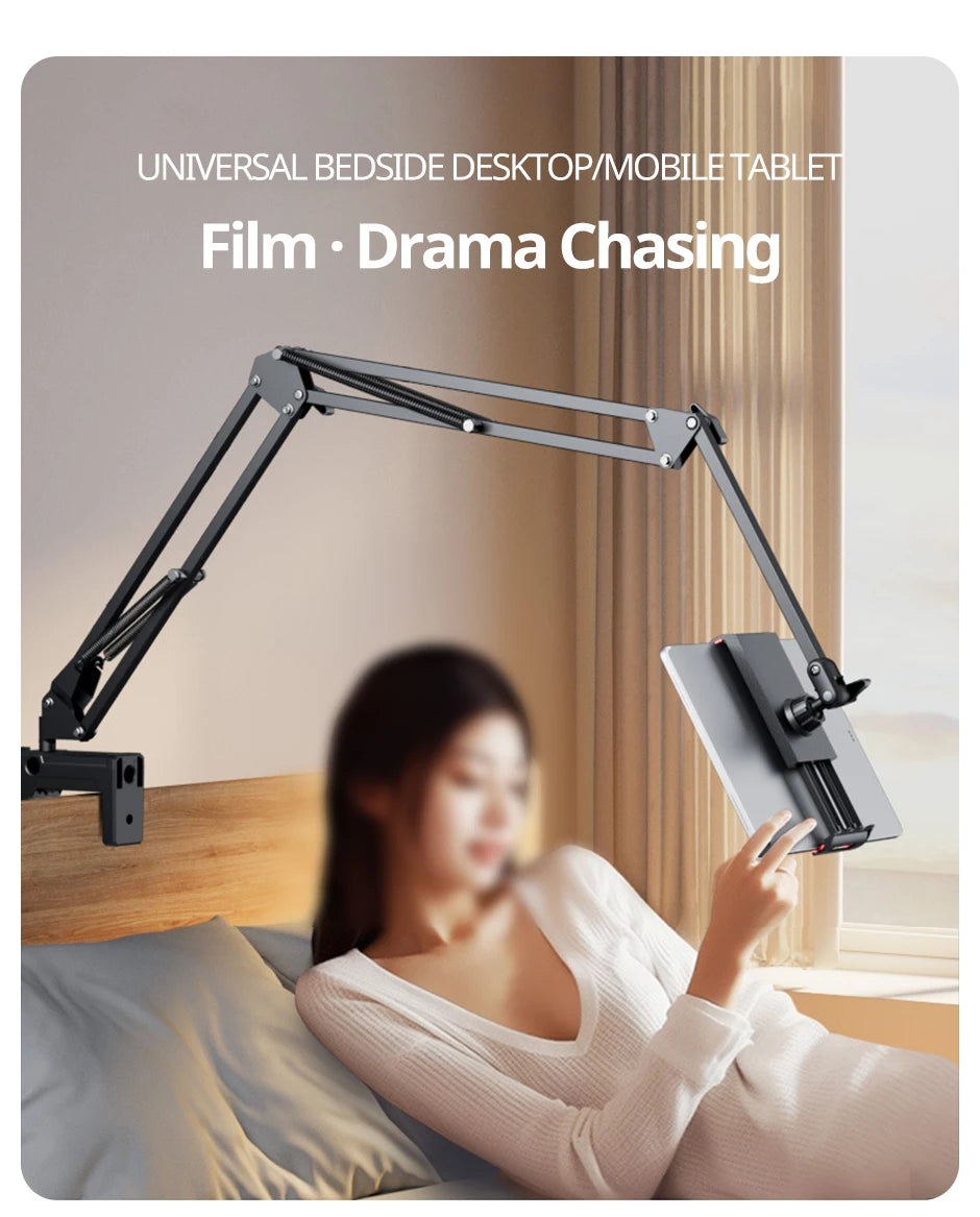 Tablet Stand ° Rotating Bed Desktop Phone Mount with Aluminum Arm   Pro Air Mini 4~11    Tab Holde
