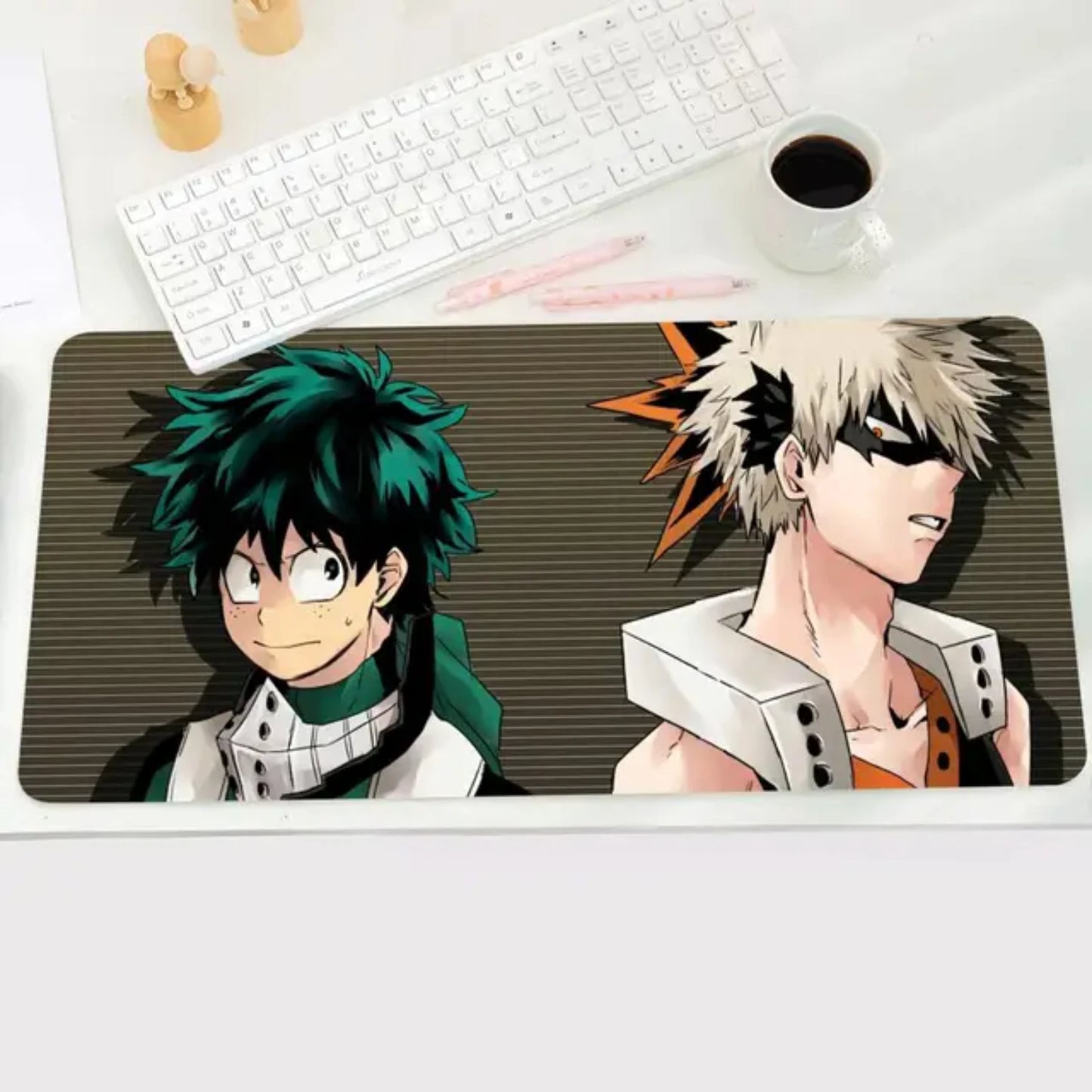 Hero Academia Izuku Midoriya Mouse Pad Large Anime Desk Mat Luxury Desktop Cartoon Gaming Keyboard Office Computer Cushion