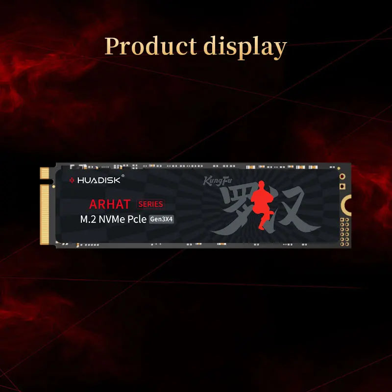 Huadisk NVMe M.2 SSD – 512GB/1TB, PCIe 3.0 x4, 3000MB/s Read, High-Performance Internal SSD for Gaming & Workstations