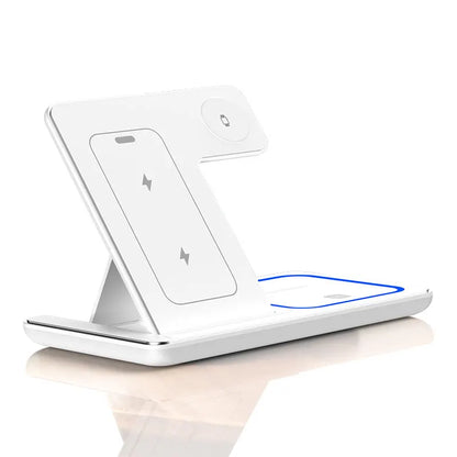 30W 3-in-1 Fast Wireless Charging Station