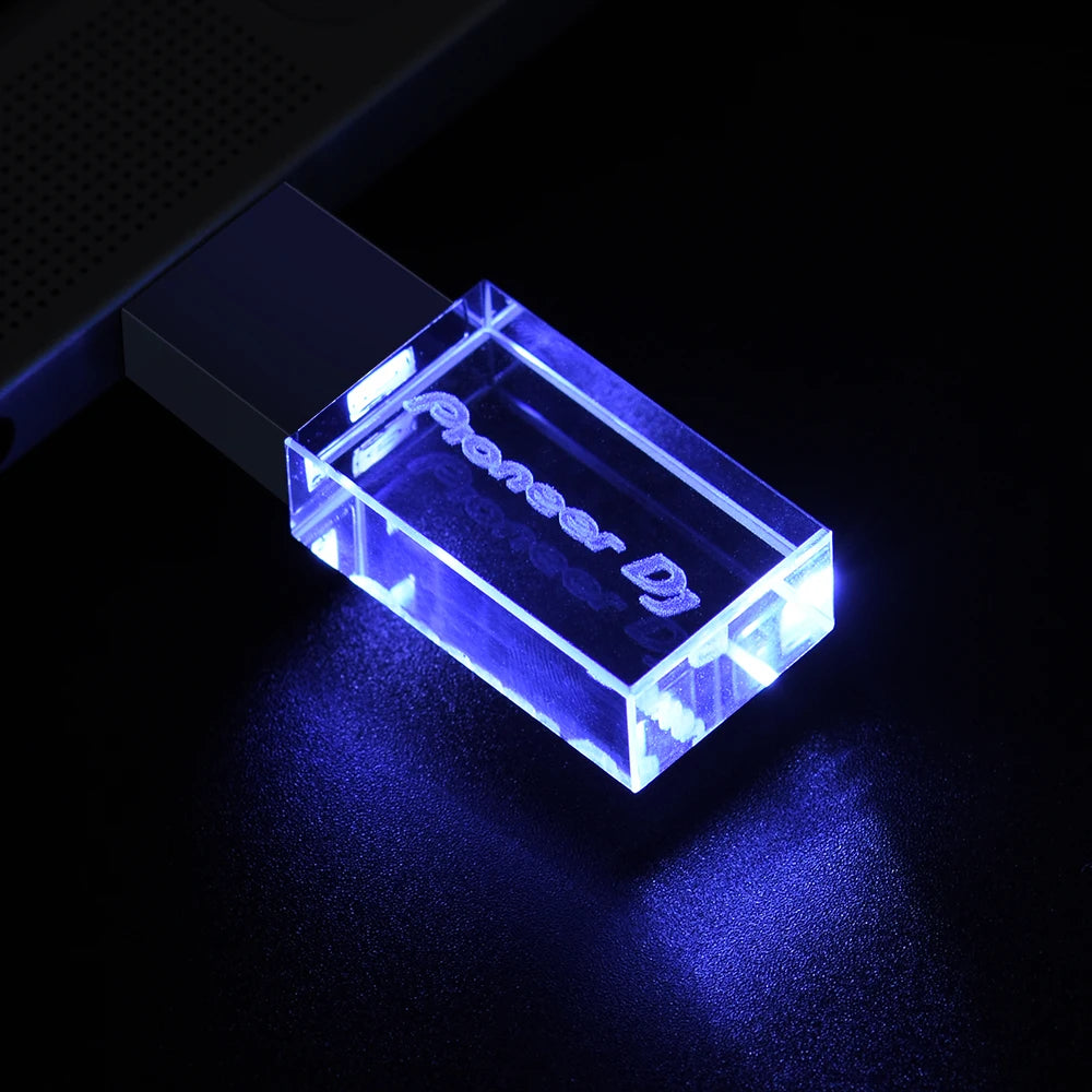 JASTER Pioneer DJ Crystal USB Flash Drive – High-Speed Memory Stick (16GB-128GB)