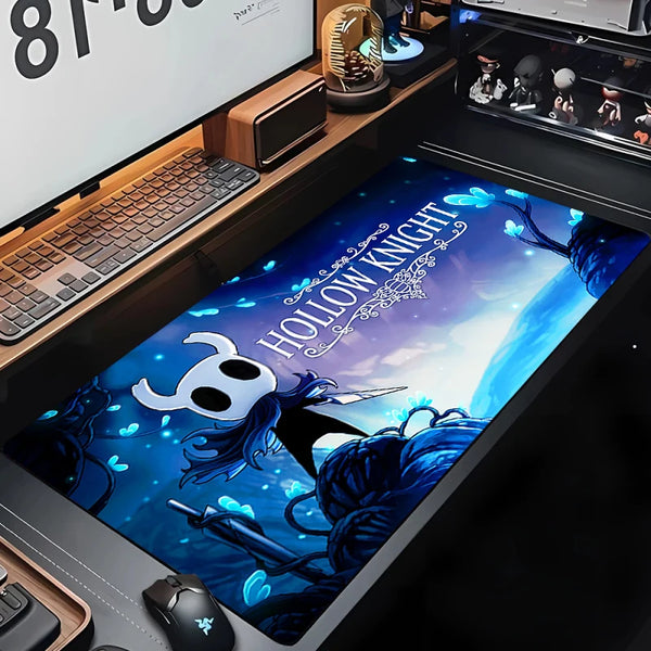 Hollow Knights Desktop Accessories Big Mousepad Xxl Desktop Protector Mat Gaming Gamer Office Anime Mause Pads Pc Large Carpet