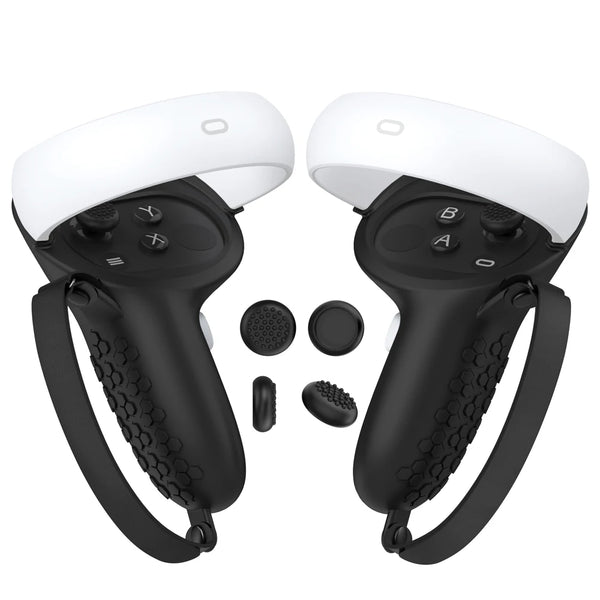 HUNDAI New VR Accessories Protective Cover For Oculus Quest 2 VR Touch Controller Silicone Cover Skin Handle Grip With Knuckle