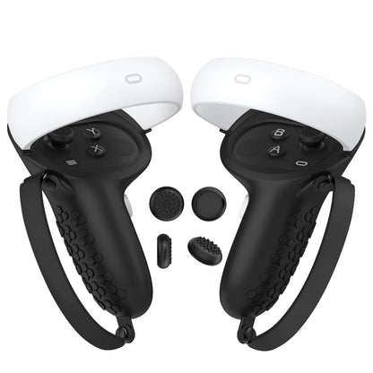 HUNDAI New VR Accessories Protective Cover For Oculus Quest 2 VR Touch Controller Silicone Cover Skin Handle Grip With Knuckle