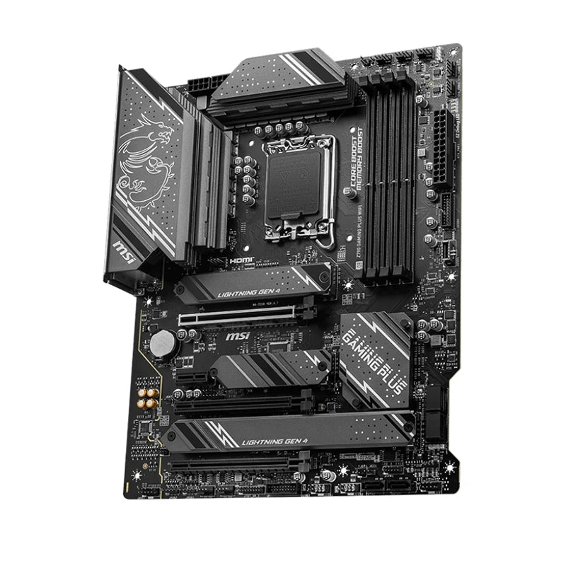 MSI Z790 GAMING PLUS WIFI Motherboard – LGA 1700, PCIe 5.0, 256GB DDR5, M.2 SATA, HDMI 2.1