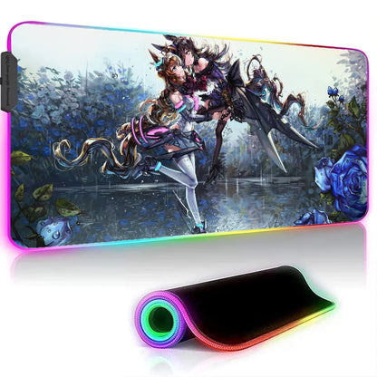 Uma Musume Pretty Derby XXL RGB Gaming Mouse Pad - Large LED Gamer Mat