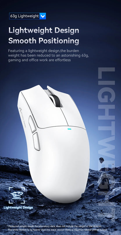 Attack Shark X11 Wireless Gaming Mouse – 22000DPI, RGB, Bluetooth, 3 Modes, Charging Dock