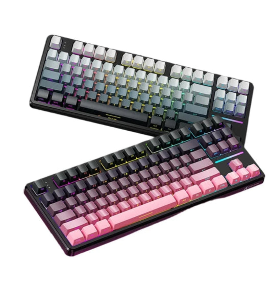 Attack Shark X87 Wireless Mechanical Gaming Keyboard – RGB, Hot-Swappable Strawberry Axis, 87 Keys