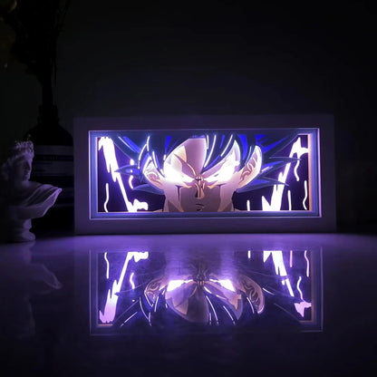 One Piece  anime series photo frame paper carving light paper-cut light atmosphere night light remote control colorful light box