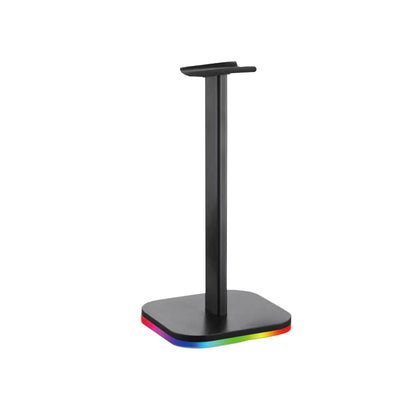 Universal RGB Headphone Stand – Gaming Headset Holder, Luminous Bracket with USB Power, Voice-Activated LED