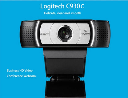 Logitech C930c HD Smart 1080P Webcam with Cover for Computer Zeiss Lens USB Video camera 4 Time Digital Zoom Web cam