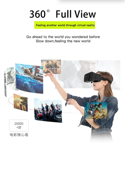 VR Glasses Virtual Reality Headset Viar Devices Helmet 3D Lenses Smart Goggles For Smartphones Phone Mobile Gogle Game Accessory