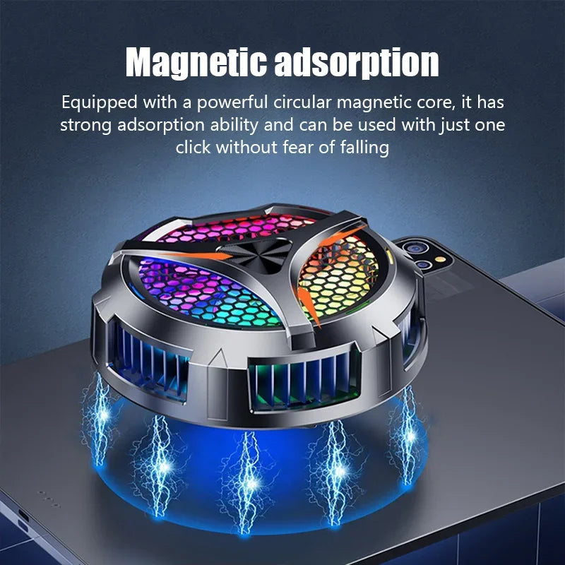 X42 Phone Magnetic Cooler Fan for Dedicated Tablet With Aluminum Laptop Tablet Stand Radiator Peltier Cooler For iPad iPhone Mac