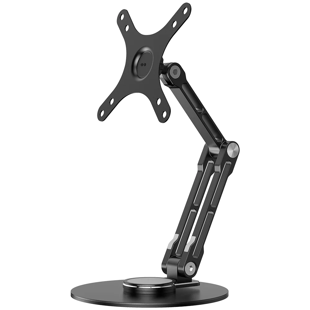 UPERFECT VESA Monitor Desk Mount Single Monitor Stands Freestanding fits 10'' to 18.5'' Computer Screen With Height Adjustable