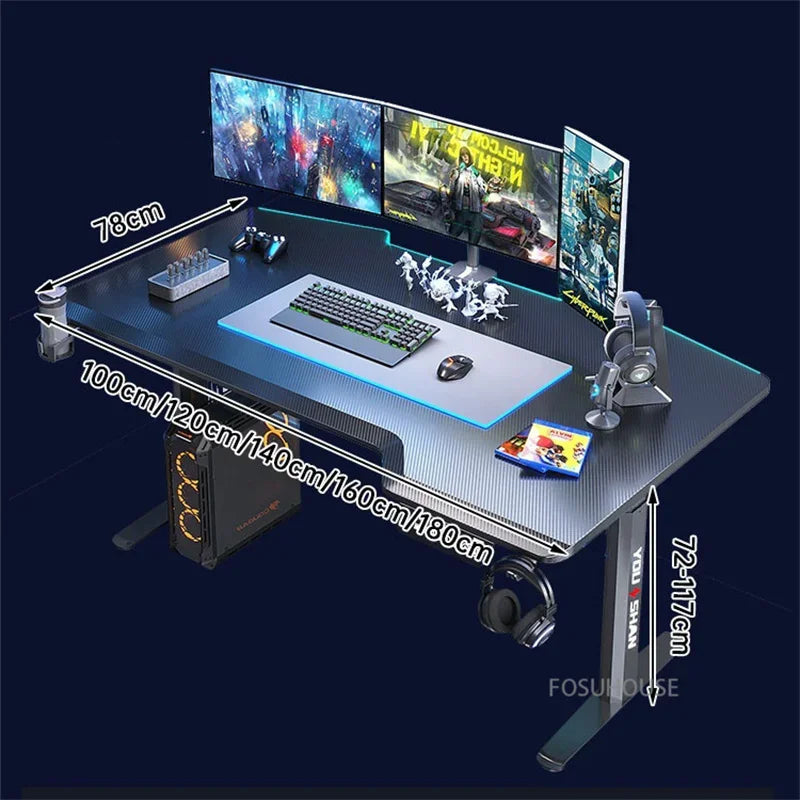 Electric Lifting Smart Computer Desk – Adjustable Height Gaming and Office Table