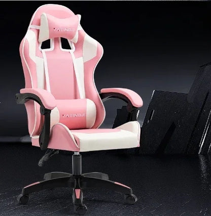 Gaming Chair Office Chair Ergonomic Computer Office Computer Desk Chair Comfortable Adjustable Lift Swivel Anchor Racing Chair