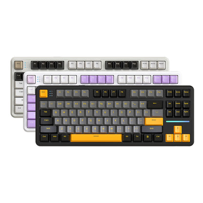 Attack Shark X87 Wireless Mechanical Gaming Keyboard – RGB, Hot-Swappable Banana Switches, 87 Keys