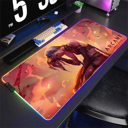 Arcane Jinx XXL RGB LED Gaming Mouse Pad Mat